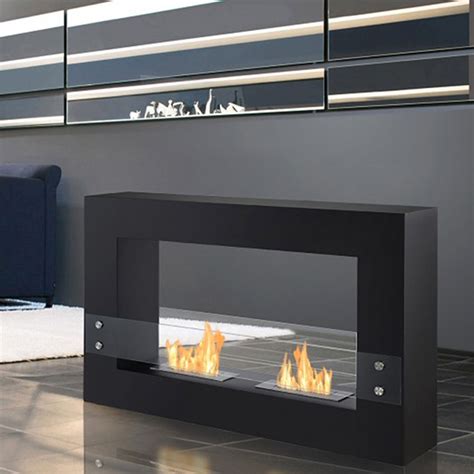 Free Standing Fireplace Modern Eco Bioethanol Fires Naked Flame NZ