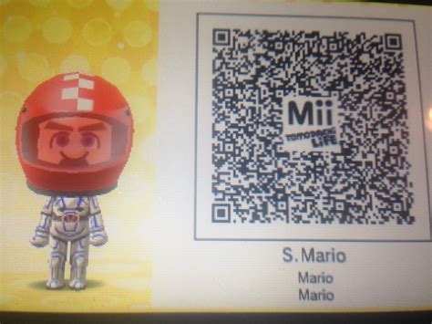 Qr Code Tomodachi Life Mario