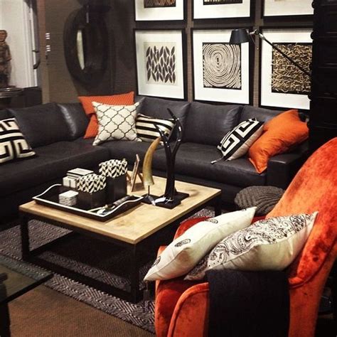 20 Catchy Living Room Designs Ideas With Bold Black Furniture Trendecors
