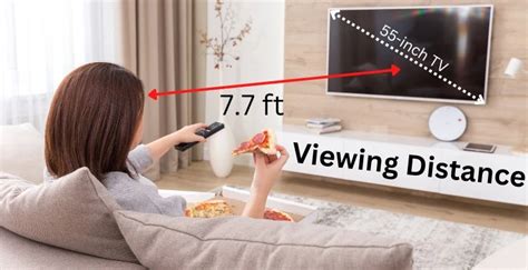 55 Inch Tv Viewing Distance How Far To Sit Display Wow