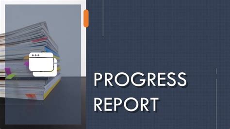 Progress Report Powerpoint Template Free Powerpoint Template