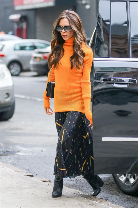 victoria beckham shows how to do a novelty print like a grown up