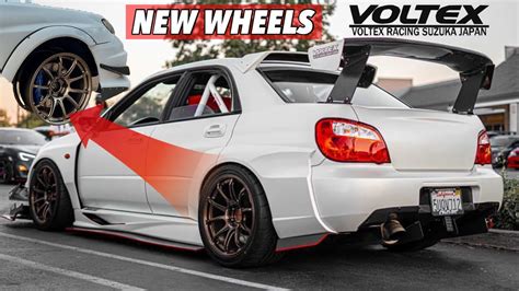 I Bought The Wheels Off My Dream Voltex Subaru Sti Youtube