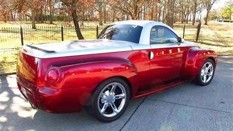 Chevy Ssr One Owner Candy Red Two Tone Italian Leather 42k Miles