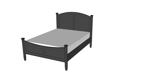Arch Queen Bed 3d Warehouse