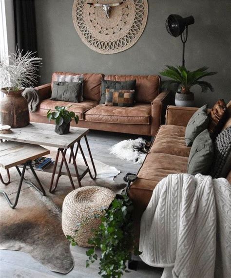 Earthy Living Room Decor 2020 In 2020 Cozy Home Decorating House