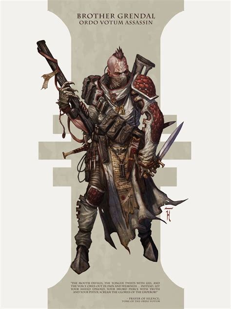 Grendal Dark Heresy Warhammer 40k Assassin By David Kegg On Deviantart