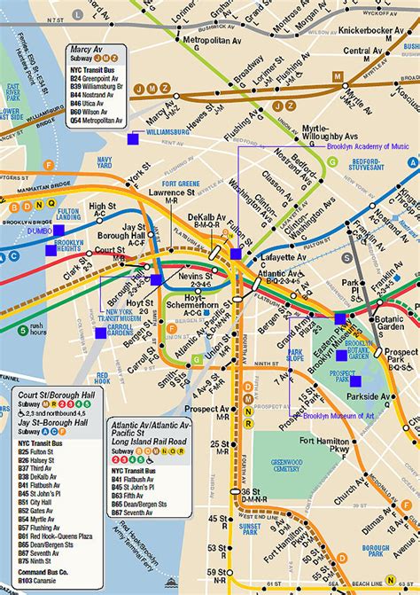 City Of New York New York Map Mta Subway Map