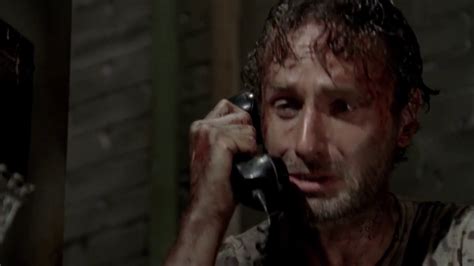 Rick Grimes Crying In The Walking Dead Youtube