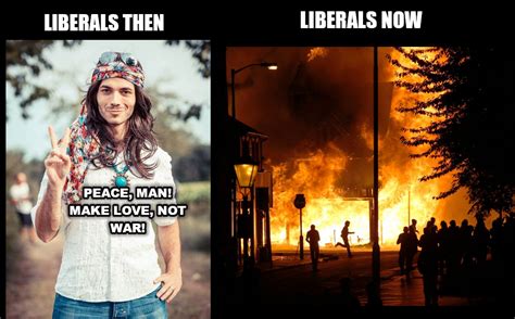 Leftists Liberals Then Vs Now Blank Template Imgflip