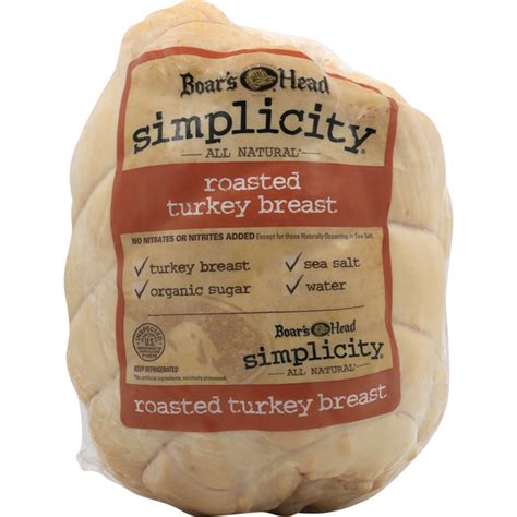 Save On Boar S Head Simplicity Deli Turkey Breast Roasted Natural