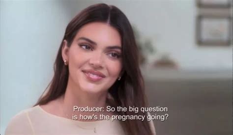 Kendall Jenner Teases Pregnancy Speculation Bombshell In Surprising New Clip Daily Star