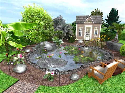 Simply, paint the walls with different colors and place the flower pots at a. 17 Free Landscape Design Software To Design Your Garden ...