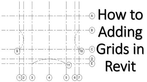 How To Adding Grids In Revit Youtube