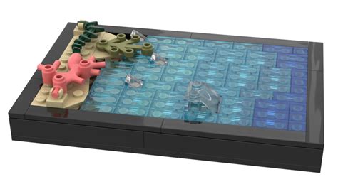 Lego Moc Ocean Scene By Agentprometheus Rebrickable Build With Lego