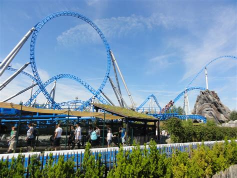 Attractions And Manèges Europa Park Silver Star Blue Fire Video