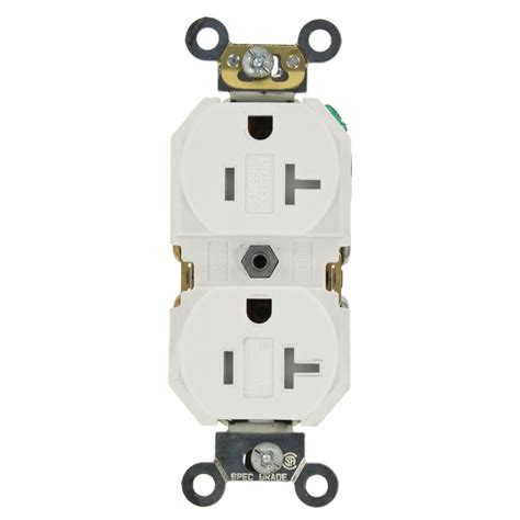 Leviton 20 Amp Commercial Grade Tamper Resistant Backwired Self