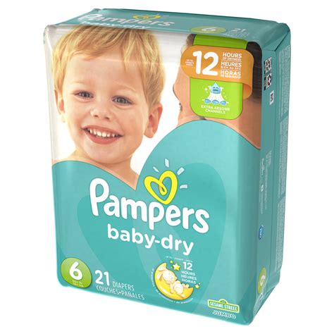 Pampers Baby Dry Diapers Size 6 21 Count