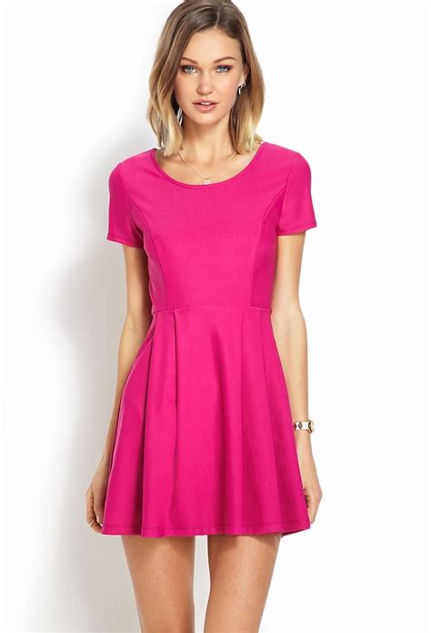 The Hunt Finds Pink Fit And Flare Dresses