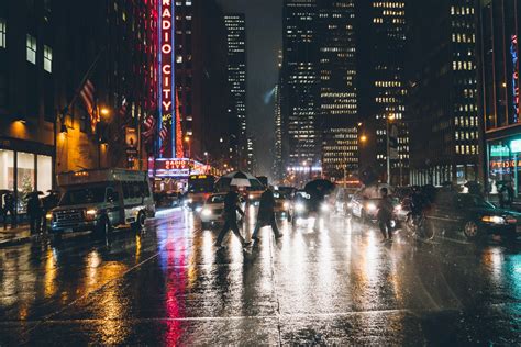 Rainy Daze In New York City Midtown Manhattan Photography From