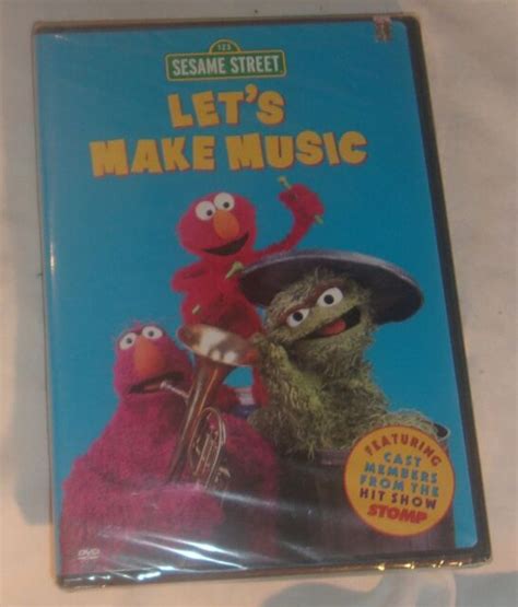 Sesame Street Lets Make Music Dvd 2003 For Sale Online Ebay