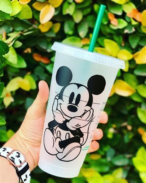 Mickey Mouse Starbucks Cold Cup Personalized Starbucks Cup Custom