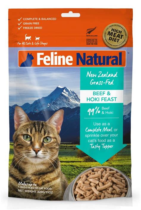 Split the recommended amount into 2 feedings daily. K9 Natural K9 Feline Natural-Freeze Dried Cat Food 320g ...