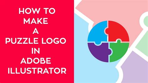 How To Make A Puzzle Logo In Adobe Illustrator Youtube