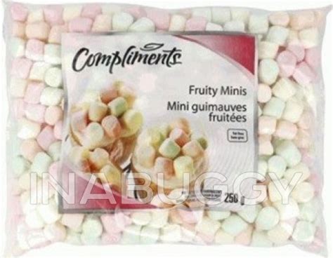 Compliments Marshmallows Mini Fruit 250g Freshco Torontogta Grocery Delivery Buggy