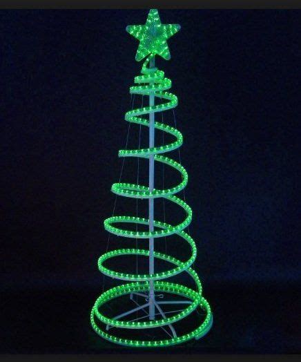 6 Spiral Rope Christmas Tree With Led Lights Spiral Christmas Tree