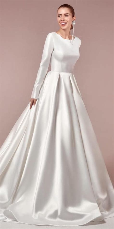 20 Modest Simple Wedding Dresses Smyd