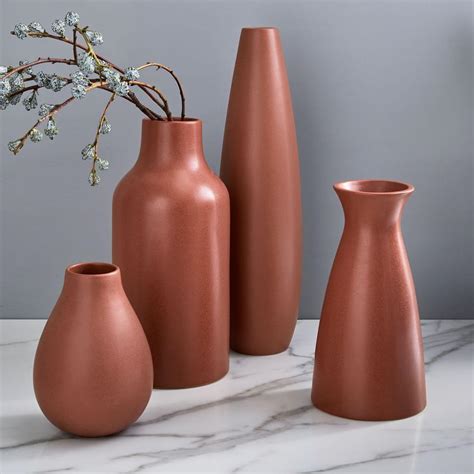 Pure Ceramic Clay Vases West Elm Australia