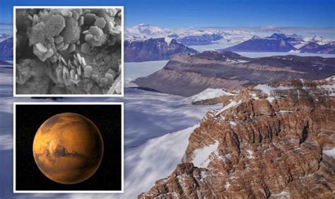Antarctica News Mars Mineral Jarosite Found In Polar Ice Can Link