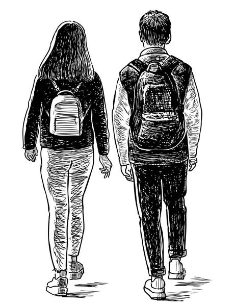 How To Draw An Anime Girl Walking Away Johnson Niumber