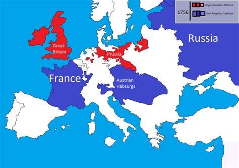 Europe In 1756 Seven Years War By Historyfacts On Deviantart