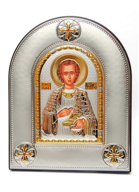 We did not find results for: Икона Святого Пантелеймона Целителя 20х25см серебряный ...
