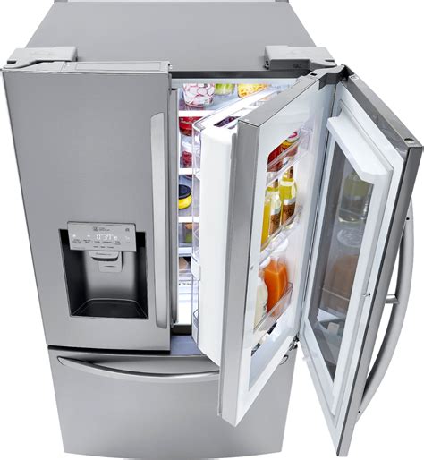 LG Cu Ft French InstaView Door In Door Refrigerator With Wifi And Dual Ice Maker Stainless