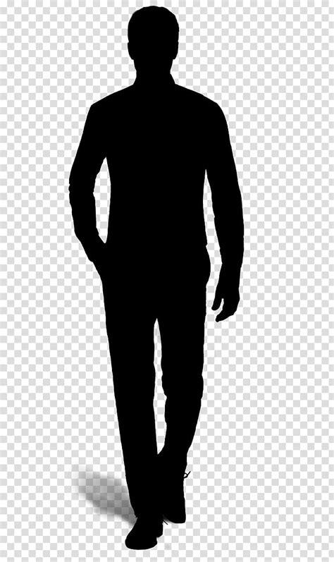 Man Silhouette Portrait Drawing Document Standing Male Human