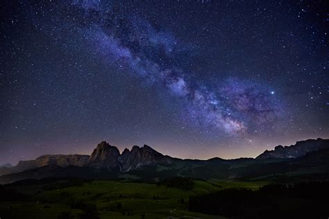 Milky Way Over Alpe Di Siusi Milky Way Over Alpe Di Siusi Flickr