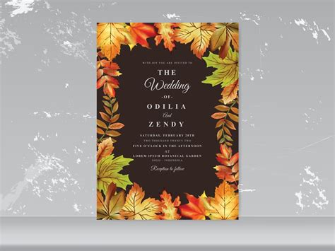 wedding cards template beautiful floral design  vector art