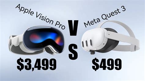 meta quest3 vs vision pro comparison display chip performance content price youtube