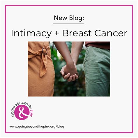 intimacy and breast cancer — going beyond the pink
