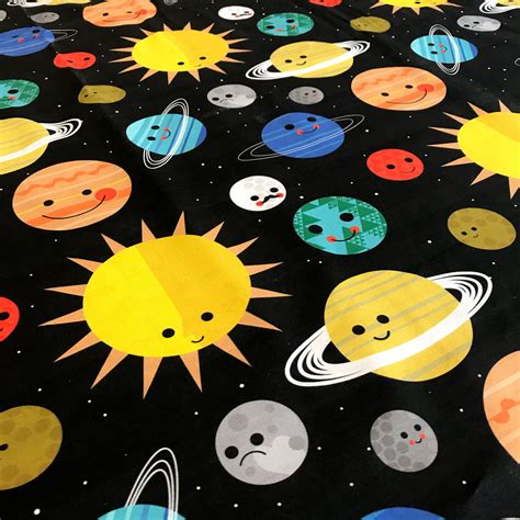 Choose from contactless same day delivery, drive up and more. OUTER SPACE CRIB Sheet | Solar System Planet Baby Bedding ...