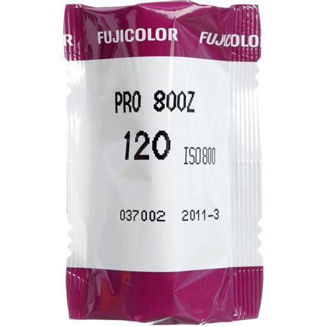Fujifilm Pro 800z 120 Fujicolor 800 Professional Color Negative