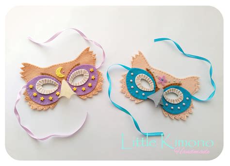 Máscaras De Carnaval Buhos Handbox Craft Lovers Comunidad Diy