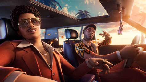 The Fortnite Icon Series Opens The Door To Silk Sonic Duo Bruno Mars