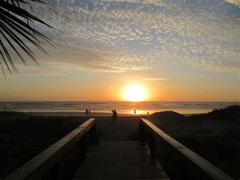 Sunrise At Jacksonville Beach Florida Florida