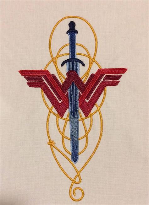 Tattoo on pinterest | small meaningful tattoos symbols and. Wonder Woman lasso & sword machine embroidery design 5x7 ...