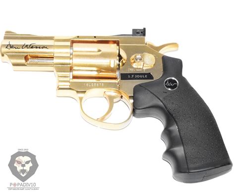 Пневматический револьвер Asg Dan Wesson 25 Gold купить в Москве и СПБ