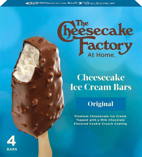 Cheesecake Factory Releases New Line of Cheesecake-Flavored Ice Cream Bars